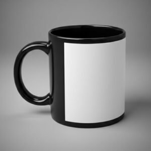 BLACK IMPORTED PATCH MUG